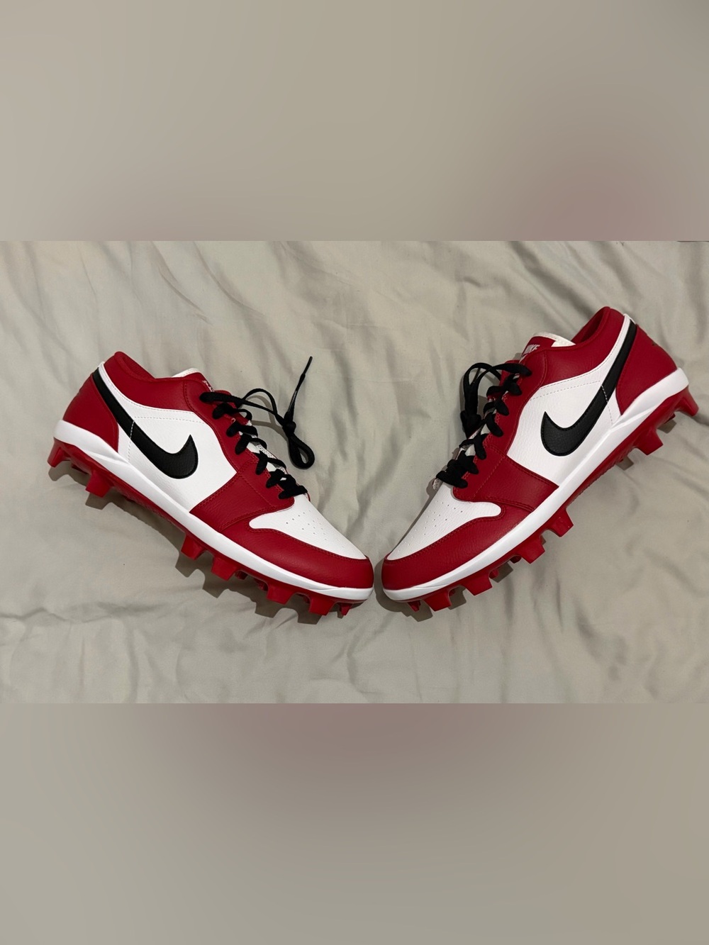 Nike Jordan Low 1 Retro MCS Baseball Cleats Mens Size 14 Chicago